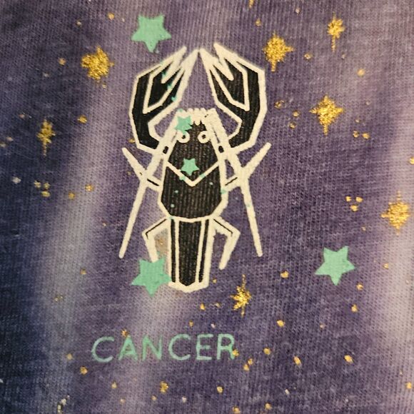 Cosmic Astrology Themed Graphic Tee - Junior Size 3/5 (S) - Picture 8 of 16